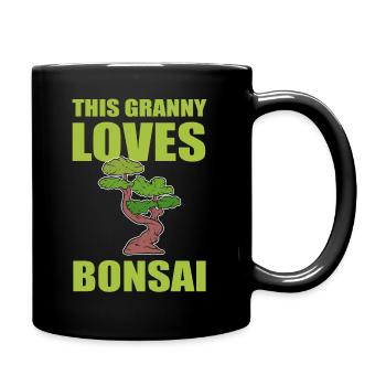 Grand-mère aime le botaniste bonsaï - Mug uni - noir - Droite