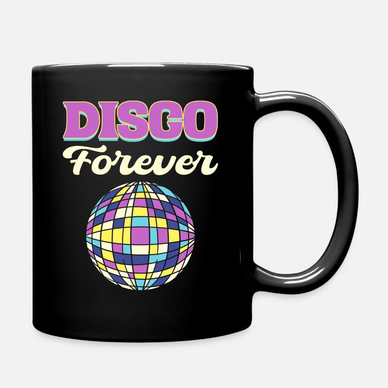 Disco Forever Disco Fanatic - Tasse einfarbig - Schwarz