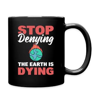 Protéger l’écologiste de la Terre - Mug uni - noir - Droite