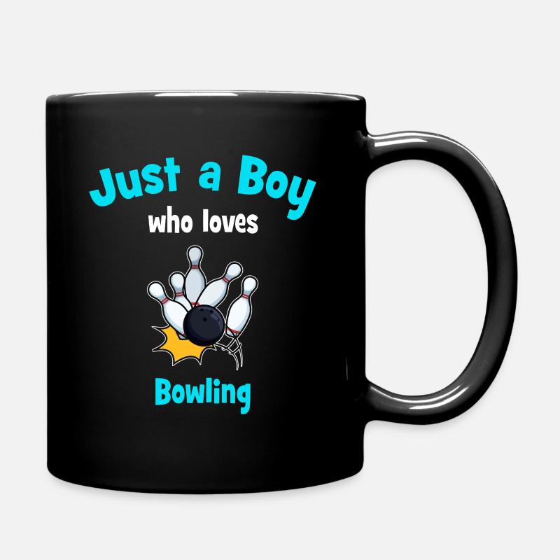 Bowling pour garçons | Bowling pour enfants - Mug uni - noir