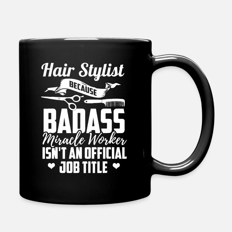 Friseur, Lustiger Friseur Zitat Friseur - Tasse einfarbig - Schwarz