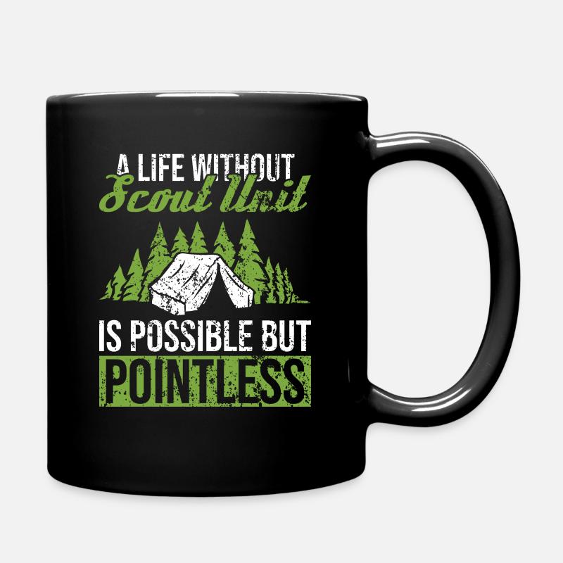 Scout Leader Design Für Einen Cub Master, Der Cub - Full Colour Mug - black