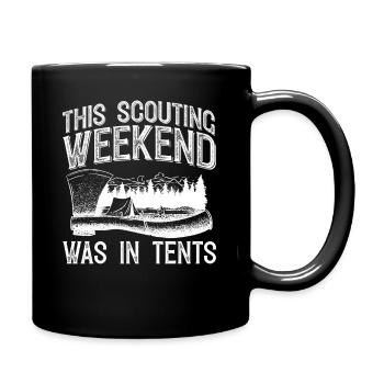 Jungpfadfinder-design Für Einen Pfadfinderführer - Full Colour Mug - black - Right