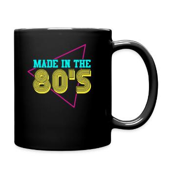 80's The 80s Music - Full Colour Mug - black - Right