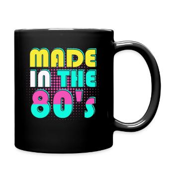 Musique des années 80 - Mug uni - noir - Droite
