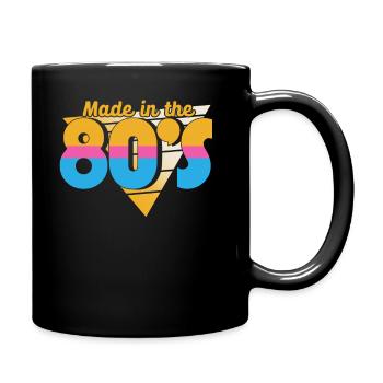 Musique des années 80 - Mug uni - noir - Droite
