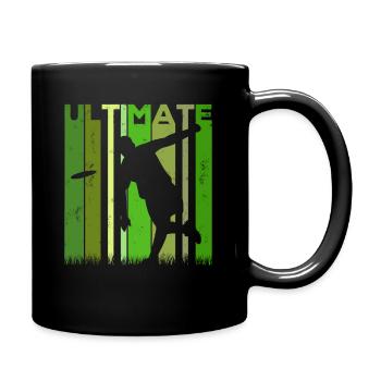Ultimate Frisbee Frolf Disc Golf Flying Disc Sport - Mug uni - noir - Droite