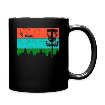 Ultimate Frisbee Frolf Disc Golf Flying Disc Sport - Mug uni - noir - Droite