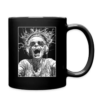 Shirt Bass-Wave Vibes - Beat at maximum volume - Full Colour Mug - black - Right