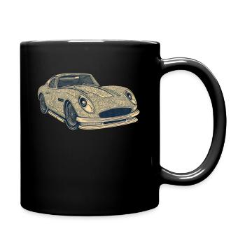 Voiture Vintage Old Classic School Automobile JDM Hot - Mug uni - noir - Droite