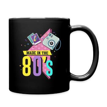 Musique des années 80 - Mug uni - noir - Droite