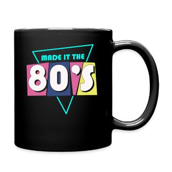 Musique des années 80 - Mug uni - noir - Droite