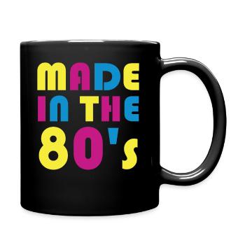 Musique des années 80 - Mug uni - noir - Droite