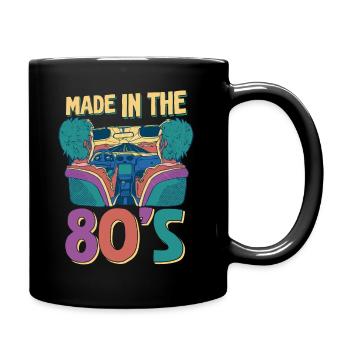 Musique des années 80 - Mug uni - noir - Droite
