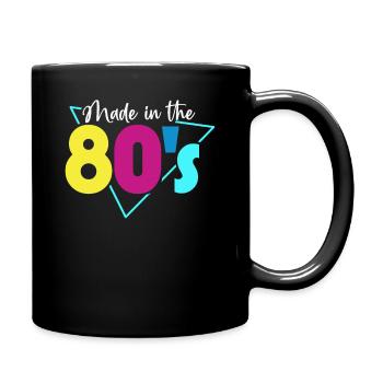 Musique des années 80 - Mug uni - noir - Droite