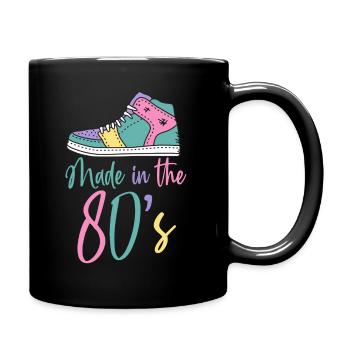 Musique des années 80 - Mug uni - noir - Droite