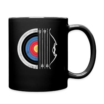 Tir à l’arc Chasse à l’arc Chasse à l’arc Archer Bow Hunter - Mug uni - noir - Droite
