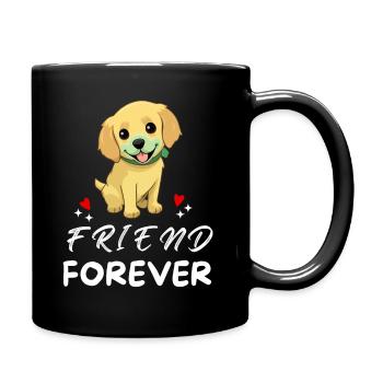 Friend Forever Golden Retriever - Full Colour Mug - black - Right