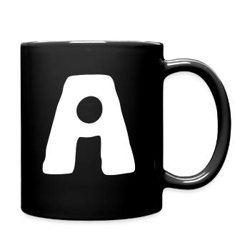 Artificial Intelligence - AI - Digital - Tasse einfarbig - Schwarz - Rechts