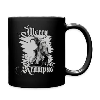 Krampus Shirt Symbol des Weihnachtsgrauens - Tasse einfarbig - Schwarz - Rechts