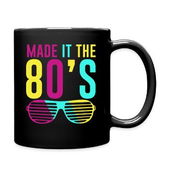 Musique des années 80 - Mug uni - noir - Droite