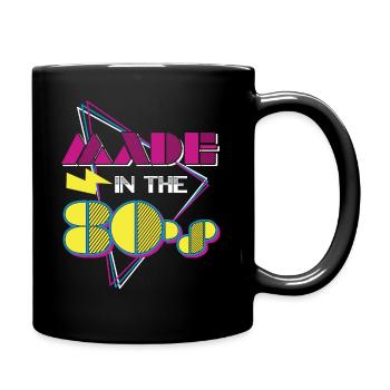 Musique des années 80 - Mug uni - noir - Droite