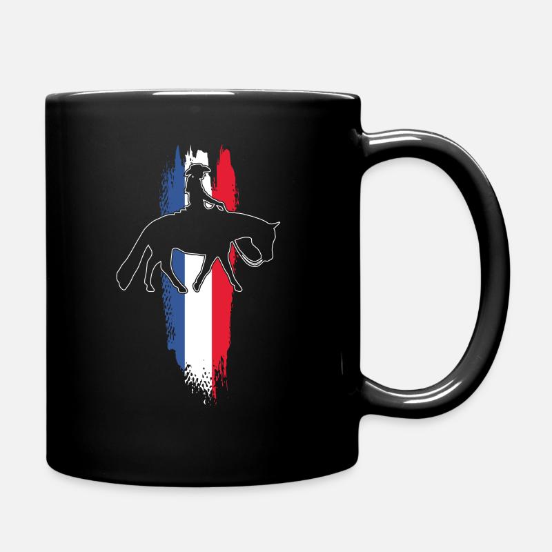 Cavalier Cheval & Western | Équitation Western - Mug uni - noir