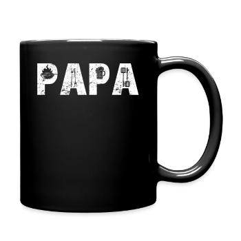 Papa Père Fête des Pères Grill Master - Mug uni - noir - Droite