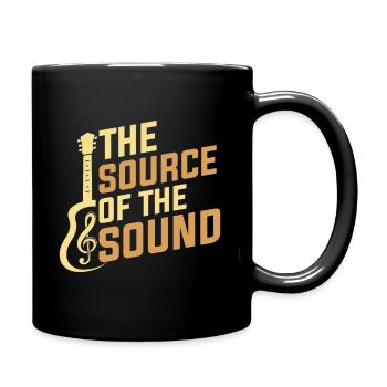 Die Quelle Des Klangs - Tasse einfarbig - Schwarz - Rechts