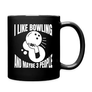 Bowling Skittles Bowling Club Bowling Club Bowler - Mug uni - noir - Droite