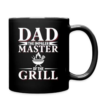 Papa the Impaler - Master of the Grill - Full Colour Mug - black - Right