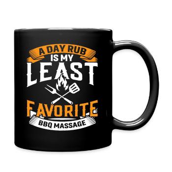 L’un est mon massage barbecue le moins préféré - Mug uni - noir - Droite