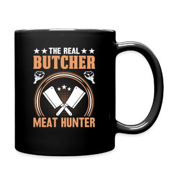 The real butcher butcher's shop butcher - Full Colour Mug - black - Right