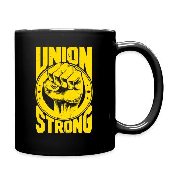 Vintage Stolz Labor Day Arbeiter Gewerkschaft Stark - Tasse einfarbig - Schwarz - Rechts