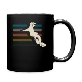 Skateboard - Mug uni - noir - Droite