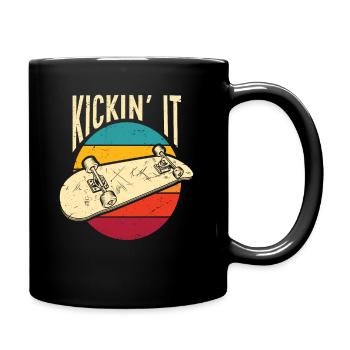 Skateboard Skating Skateboarder Idée cadeau - Mug uni - noir - Droite