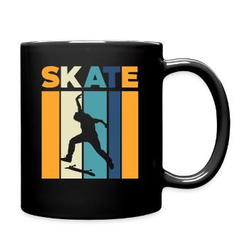 Skateboard Skate - Mug uni - noir - Droite