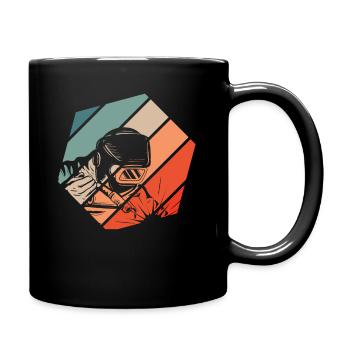 Schweißer Schweißen - Tasse einfarbig - Schwarz - Rechts