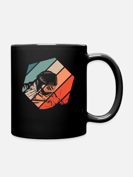 Schweißer Schweißen - Tasse einfarbig - Schwarz