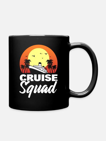 Cruise Squad Kapitän - Tasse einfarbig - Schwarz