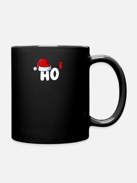 Ho Ho Ho Design de Noël Père Noël - Mug uni - noir