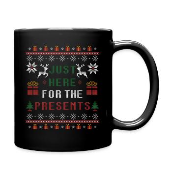 Juste ici pour les cadeaux de Noël Xmas - Mug uni - noir - Droite