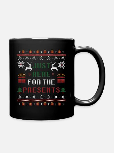 Juste ici pour les cadeaux de Noël Xmas - Mug uni - noir