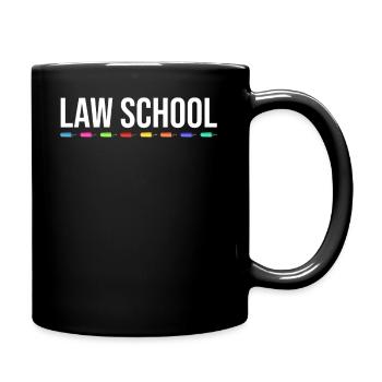 Law School Marker Attorney Lawyer - Full Colour Mug - black - Right