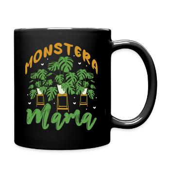 Monstera Mama - Full Colour Mug - black - Right