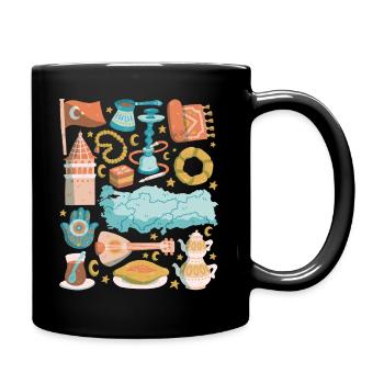 Turkey - Full Colour Mug - black - Right