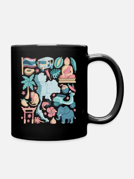 Thaïlande - Mug uni - noir