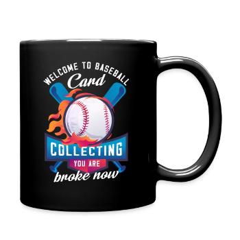 Bienvenue à la collection de cartes de baseball que vous êtes fauché - Mug uni - noir - Droite