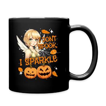 Halloween-Fee Verkleidung I don't spook, I sparkle - Tasse einfarbig - Schwarz - Rechts
