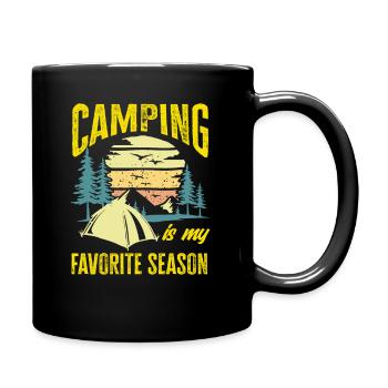 Camping Camper Campsite Tents Tent - Full Colour Mug - black - Right